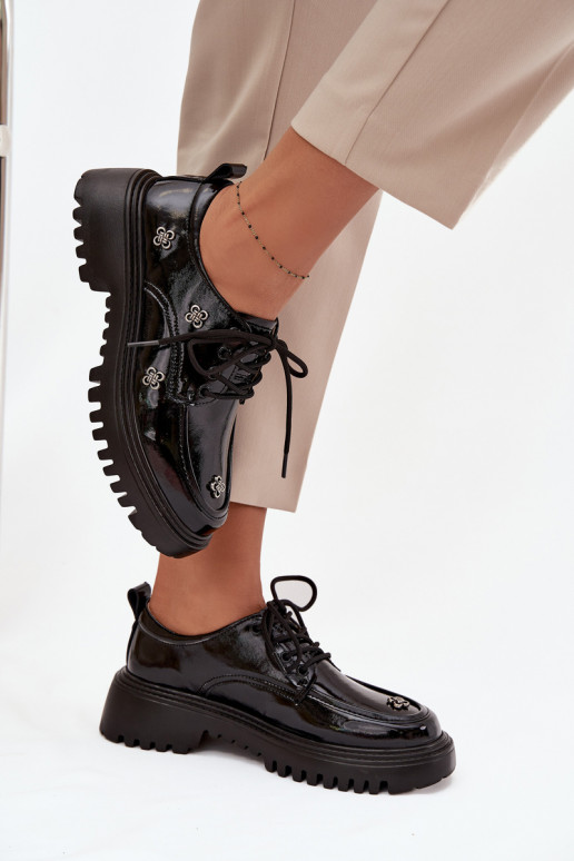 su lako efektu   batai  Z Przypinkami Artiker 57C0333 Juodos spalvos