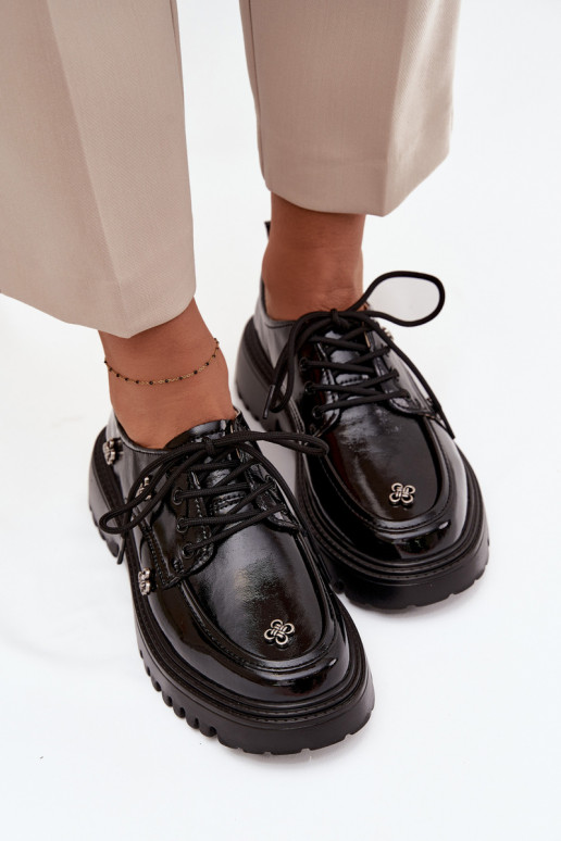 su lako efektu   batai  Z Przypinkami Artiker 57C0333 Juodos spalvos