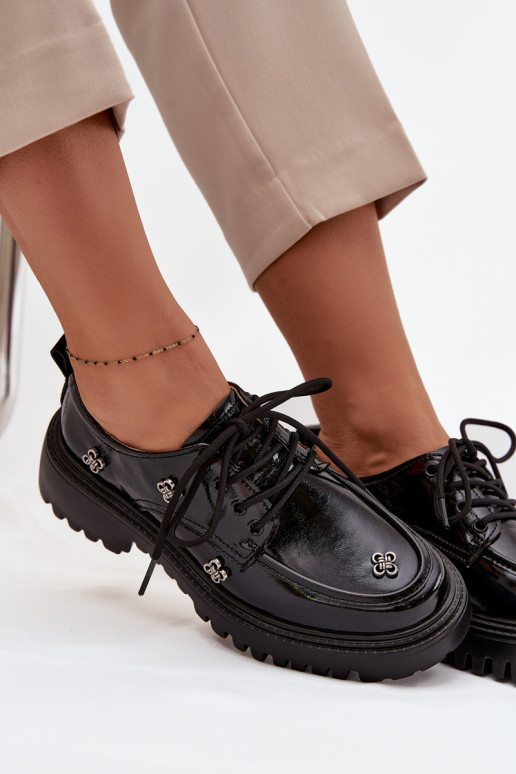 su lako efektu   batai  Z Przypinkami Artiker 57C0333 Juodos spalvos