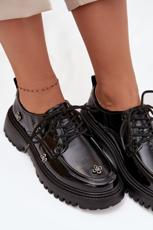 su lako efektu   batai  Z Przypinkami Artiker 57C0333 Juodos spalvos