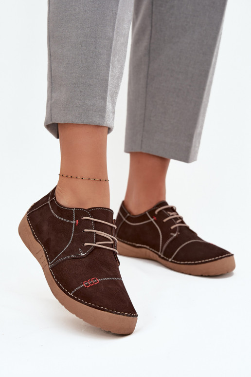   batai  Z Przeszyciami Artiker 57C2114 rudos spalvos