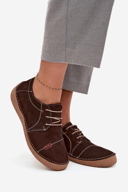   batai  Z Przeszyciami Artiker 57C2114 rudos spalvos