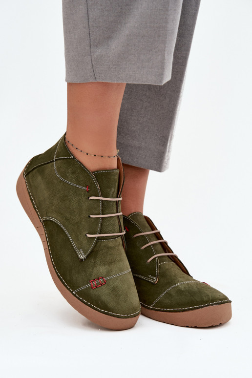   batai  Z Przeszyciami  Artiker 57C2119 žalios spalvos