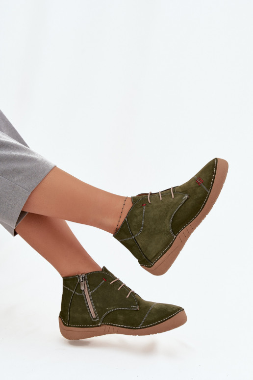   batai  Z Przeszyciami  Artiker 57C2119 žalios spalvos