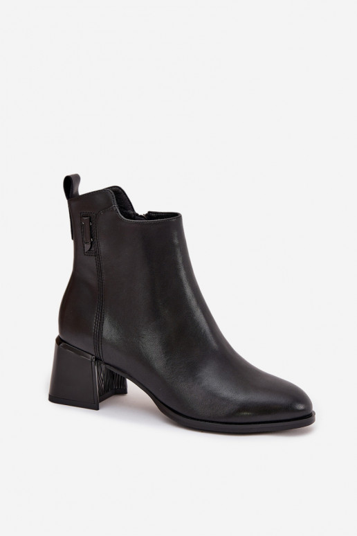 Moterišk aulinukai su kulniukais pašiltinti Juodos spalvos Nolivra