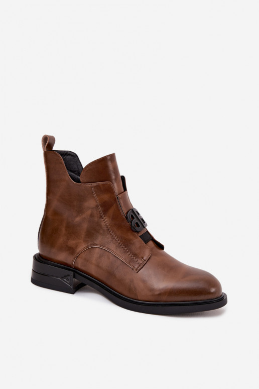 pašiltinti Aulinukai   Detalem rudos spalvos Briselda