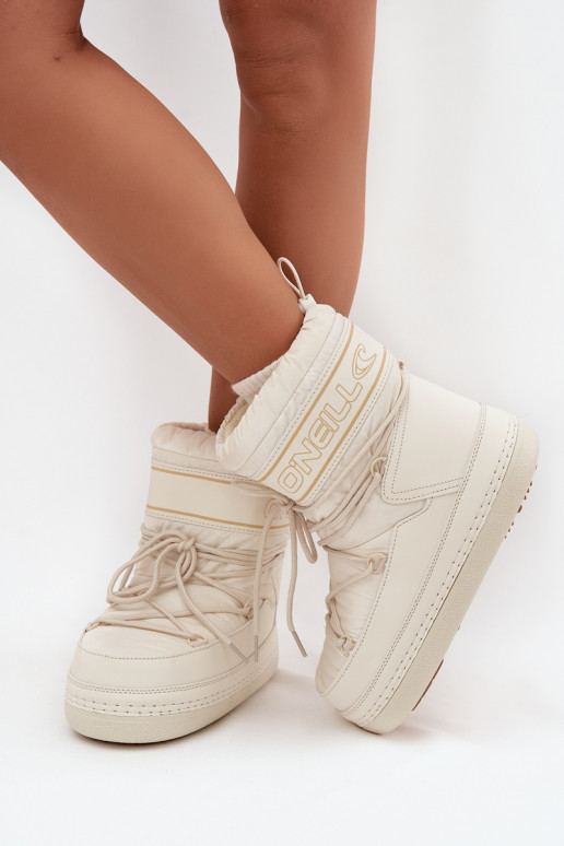 sniego batai  su stilingomis detalėmis O'NEILL LISA WOMEN HIGH 90253012.99Z baltos spalvos