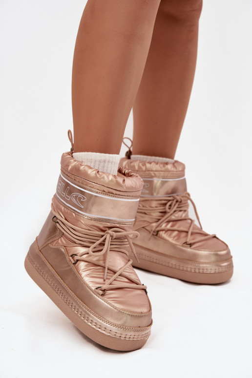 sniego batai  su stilingomis detalėmis O'NEILL LISA WOMEN HIGH 90253012.99U aukso spalvos