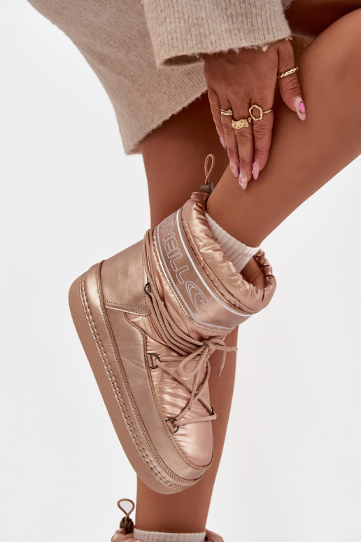sniego batai  su stilingomis detalėmis O'NEILL LISA WOMEN HIGH 90253012.99U aukso spalvos