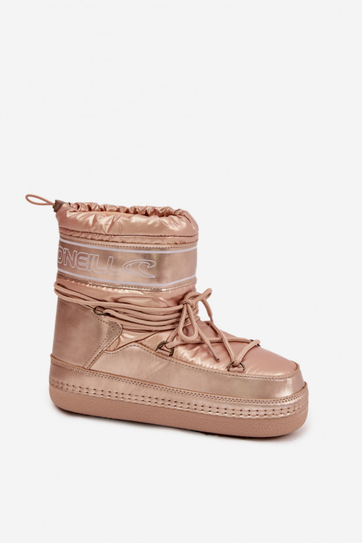 sniego batai  su stilingomis detalėmis O'NEILL LISA WOMEN HIGH 90253012.99U aukso spalvos