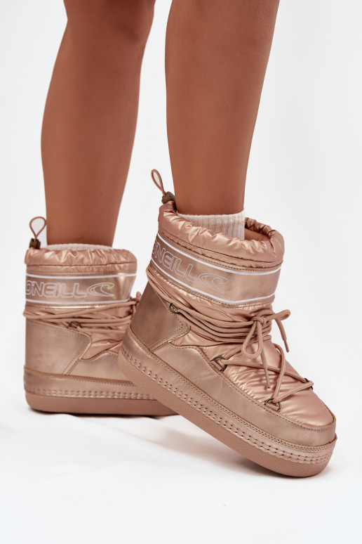 sniego batai  su stilingomis detalėmis O'NEILL LISA WOMEN HIGH 90253012.99U aukso spalvos