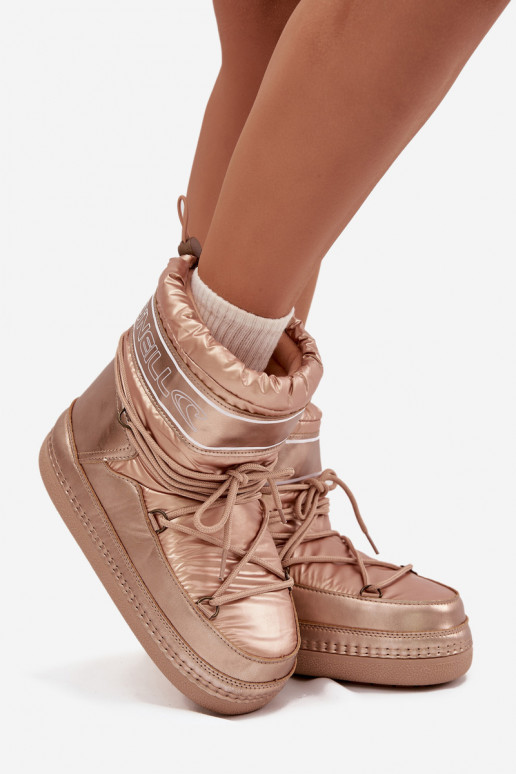 sniego batai  su stilingomis detalėmis O'NEILL LISA WOMEN HIGH 90253012.99U aukso spalvos