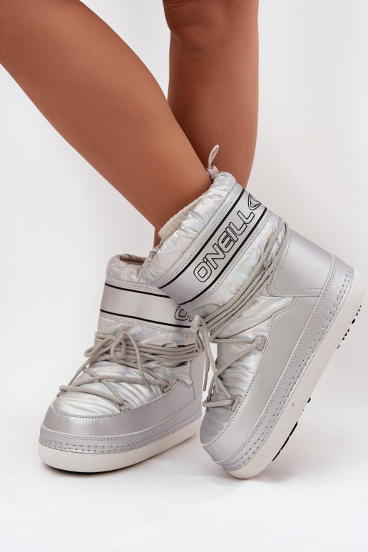 sniego batai  su stilingomis detalėmis O'NEILL LISA WOMEN HIGH 90253012.99S sidabro spalvos