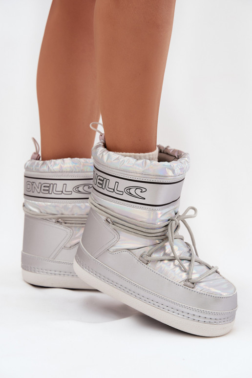 sniego batai  su stilingomis detalėmis O'NEILL LISA WOMEN HIGH 90253012.99S sidabro spalvos