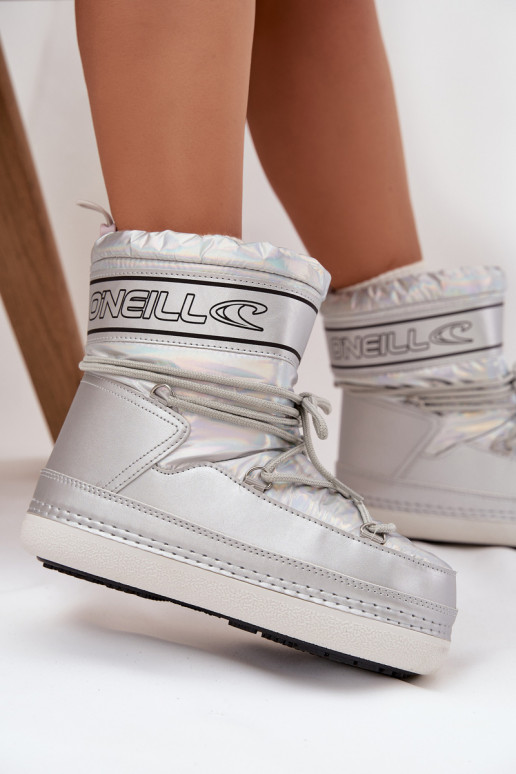sniego batai  su stilingomis detalėmis O'NEILL LISA WOMEN HIGH 90253012.99S sidabro spalvos