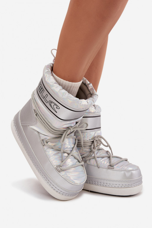 sniego batai  su stilingomis detalėmis O'NEILL LISA WOMEN HIGH 90253012.99S sidabro spalvos