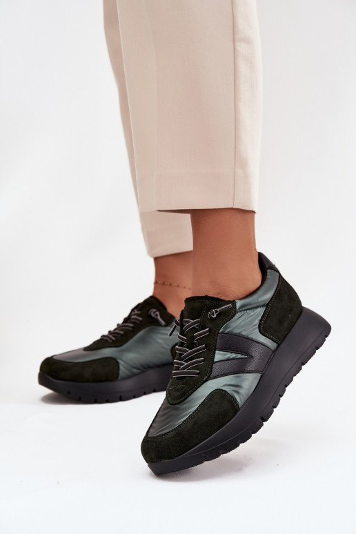  modelio batai  su platforma Vinceza 58561 chaki spalvos