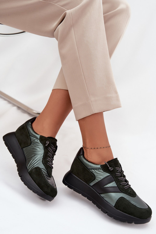  modelio batai  su platforma Vinceza 58561 chaki spalvos