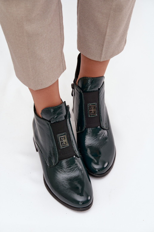   su lako efektu Aulinukai   Detalem pašiltinti Zazoo 60560 chaki spalvos