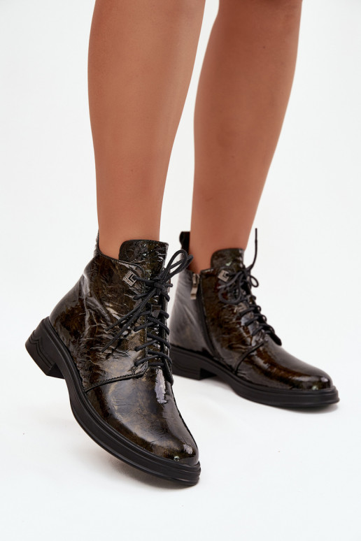 su lako efektu Moteriški aulinukai pašiltinti  D&A LZ42-042 aukso spalvos   su lako efektu Moteriški aulinukai pašiltinti  D&A LZ42-042 aukso spalvos