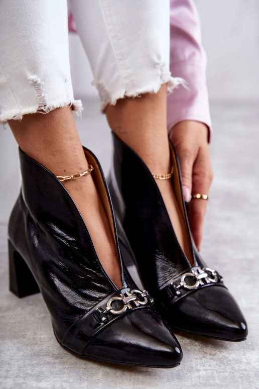 Aulinukai su kulniukais  Juodos spalvos 05262-01