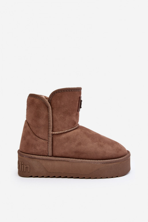  sniego batai su platforma D.Franklin DFSH371004 smėlio spalvos