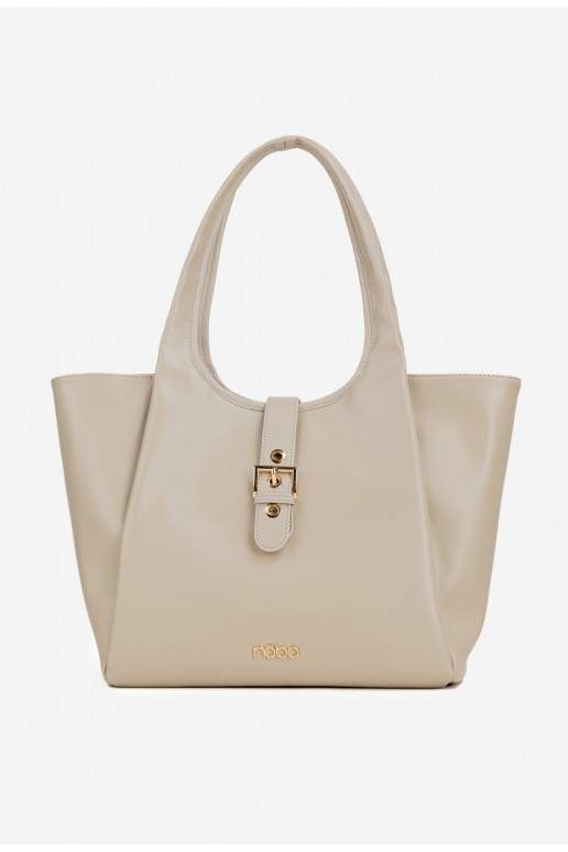 Rankinė Pirkėjaska su sagtimis NOBO BAG6010-015 Ryškiaismėlio spalvos Rankinė Pirkėjaska su sagtimis NOBO BAG6010-015 Ryškiaismėlio spalvos