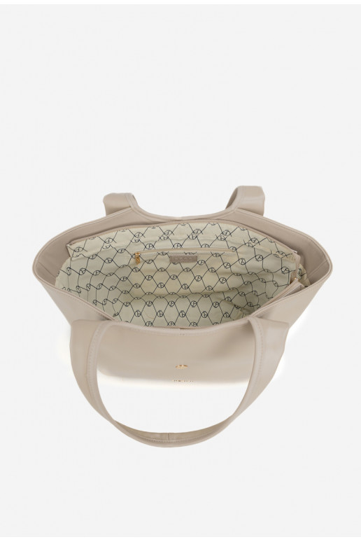 Rankinė Pirkėjaska su sagtimis NOBO BAG6010-015 Ryškiaismėlio spalvos Rankinė Pirkėjaska su sagtimis NOBO BAG6010-015 Ryškiaismėlio spalvos