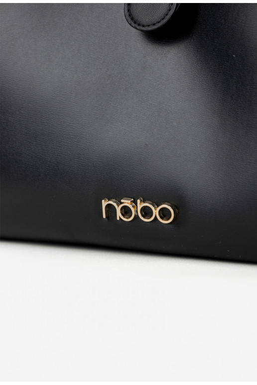 Rankinė Pirkėjaska su sagtimis NOBO BAG6010-020 juoda Rankinė Pirkėjaska su sagtimis NOBO BAG6010-020 juoda