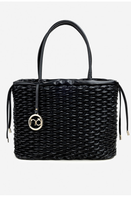 Pirkinių krepšio tipo rankinė NOBO BAG5940-020 juoda