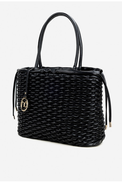 Pirkinių krepšio tipo rankinė NOBO BAG5940-020 juoda