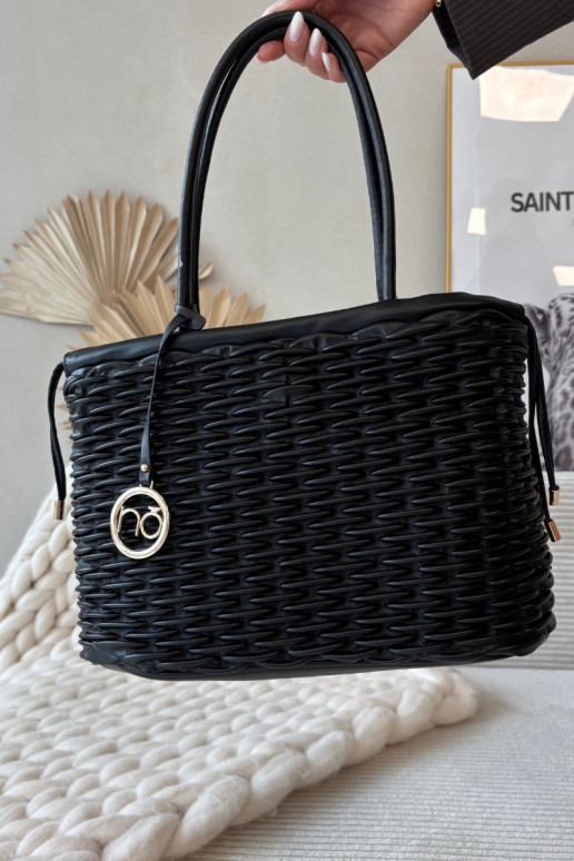 Pirkinių krepšio tipo rankinė NOBO BAG5940-020 juoda