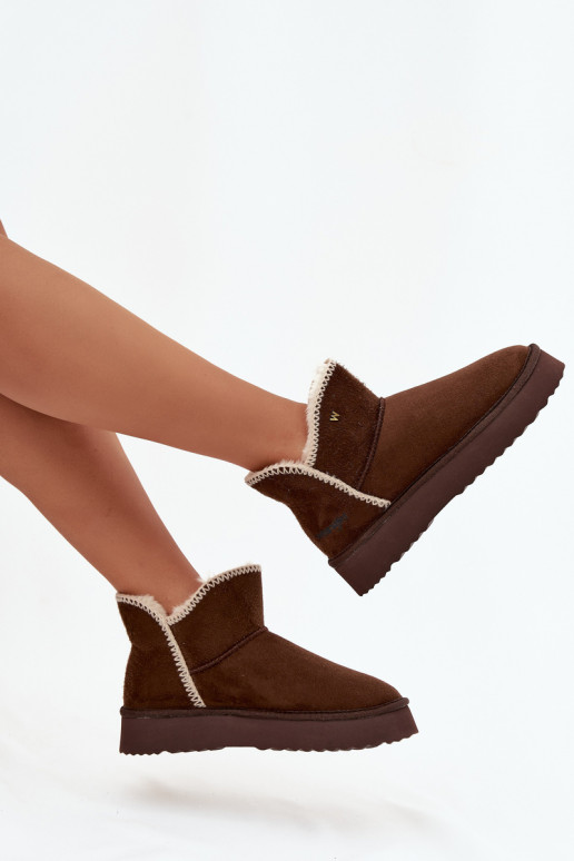 sniego batai  su platforma Wrangler 20253093.IKU Czekoladowe