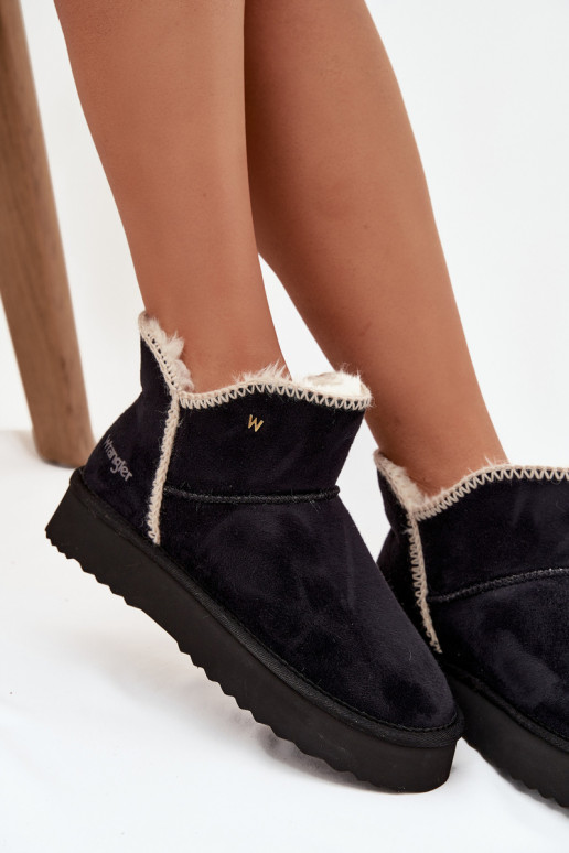 sniego batai  su platforma Wrangler 20253093.25Y Juodos spalvos