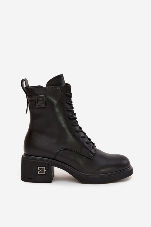 pašiltinti Moteriški aulinukai Z Naturalnej Skóry  Vinceza 66819 Juodos spalvos pašiltinti Moteriški aulinukai Z Naturalnej Skóry  Vinceza 66819 Juodos spalvos