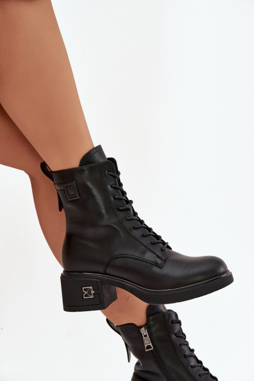 pašiltinti Moteriški aulinukai Z Naturalnej Skóry  Vinceza 66819 Juodos spalvos pašiltinti Moteriški aulinukai Z Naturalnej Skóry  Vinceza 66819 Juodos spalvos