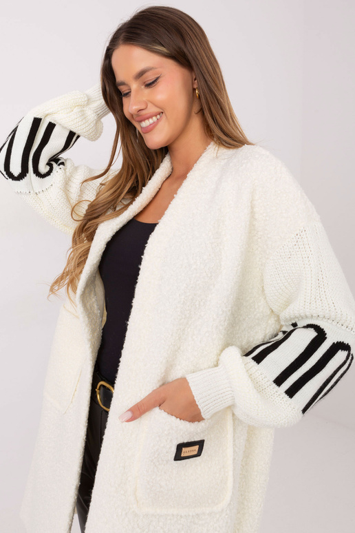 Dramblio kaulo spalvos kardiganas