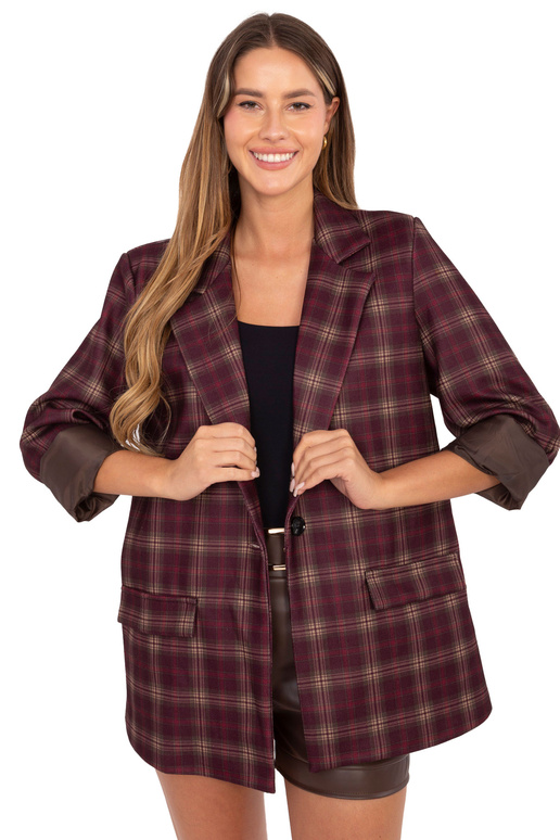 Vyšninės spalvos švarkas