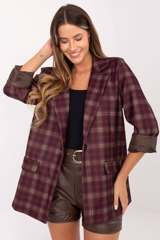 Vyšninės spalvos švarkas