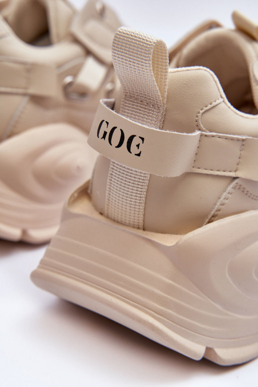 sportiniai bateliai  modelio batai GOE MM2N4015 smėlio spalvos