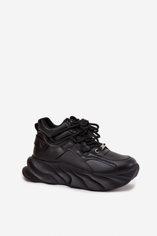  modelio batai  natūralios odos GOE SS2N4036 Juodos spalvos