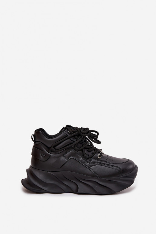  modelio batai  natūralios odos GOE SS2N4036 Juodos spalvos