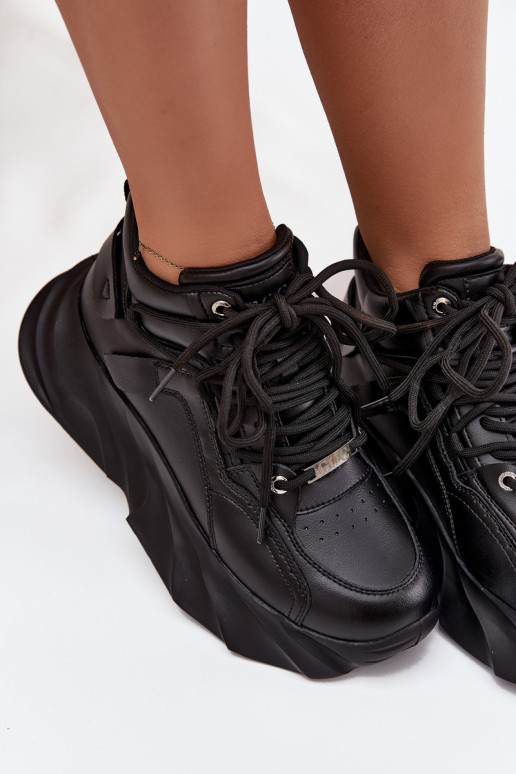  modelio batai  natūralios odos GOE SS2N4036 Juodos spalvos