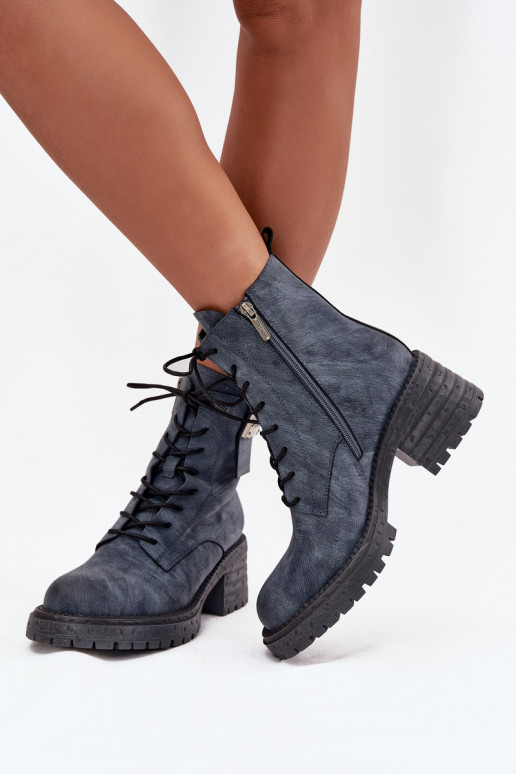 Aulinukai auliniai batai    Detalem Artiker 57C0212 mėlynos spalvos