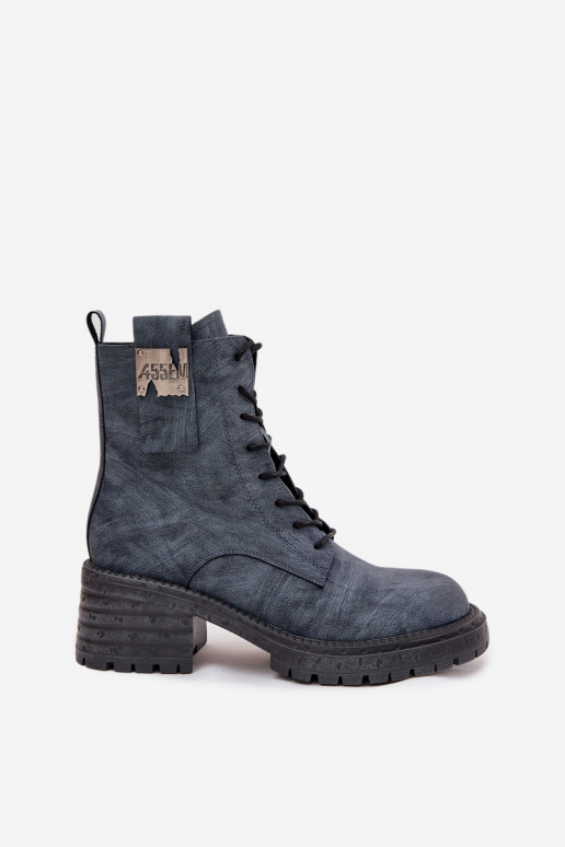 Aulinukai auliniai batai    Detalem Artiker 57C0212 mėlynos spalvos