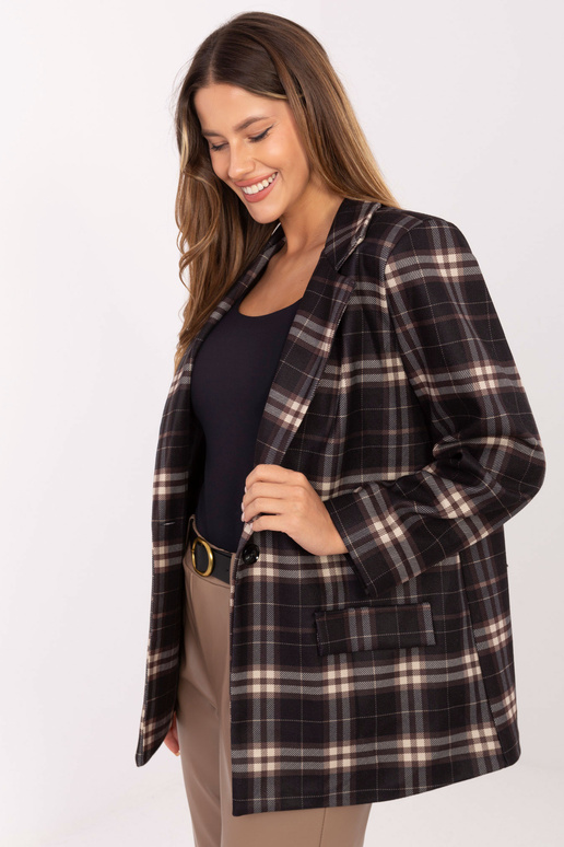 Juodai smėlinis švarkas