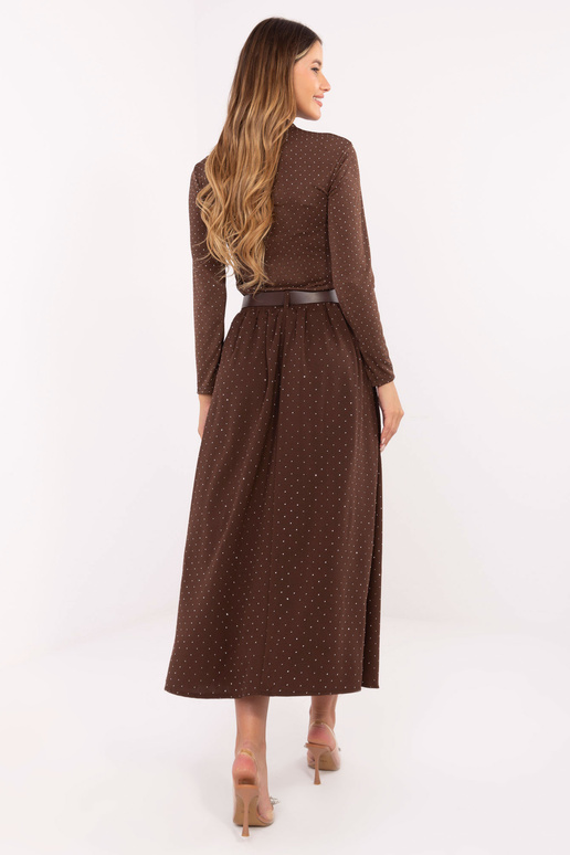 Sijonas - tamsiai rudas