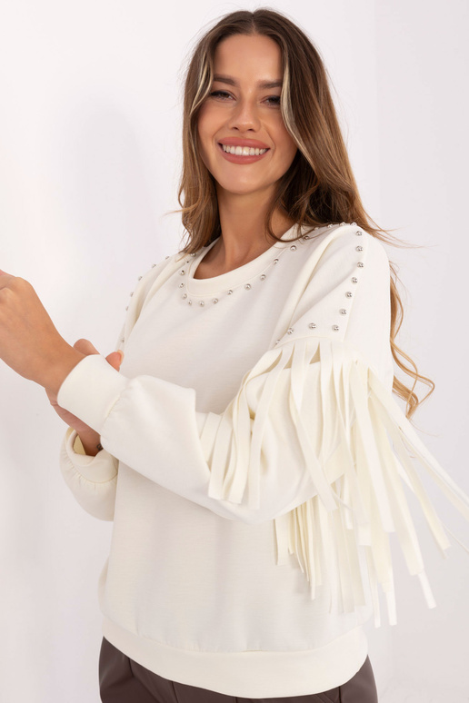 Džemperis kremine spalva