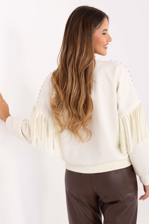 Džemperis kremine spalva