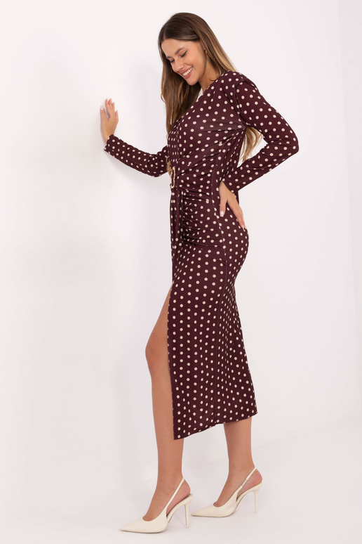 Suknelė bordo spalvos